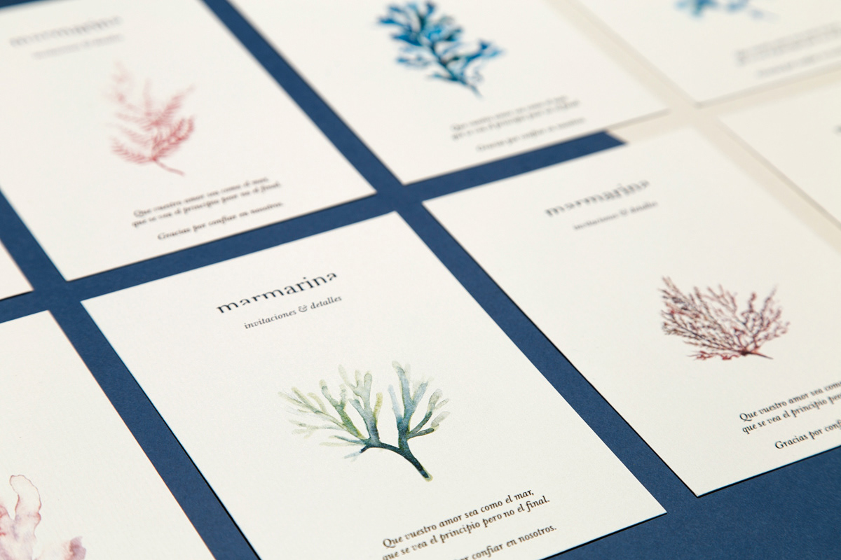 Marmarina-水彩手绘的婚礼邀请网品牌设计---酷图编号6