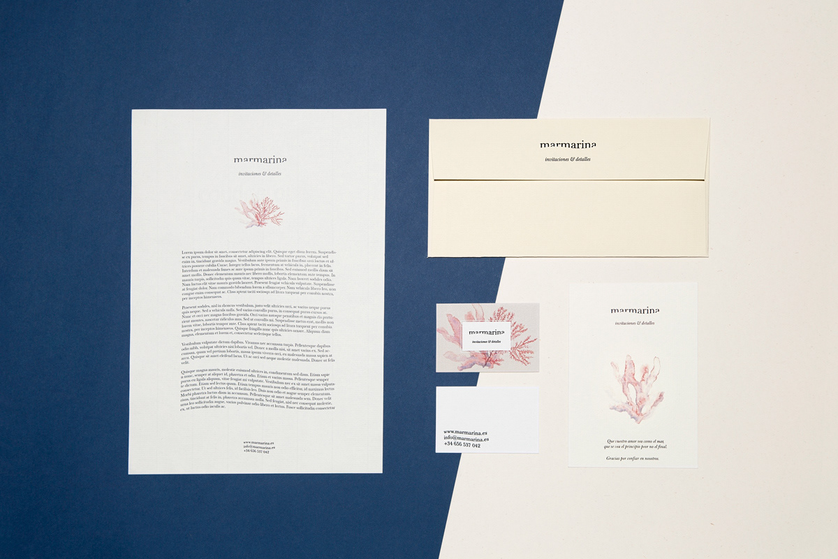 Marmarina-水彩手绘的婚礼邀请网品牌设计---酷图编号4