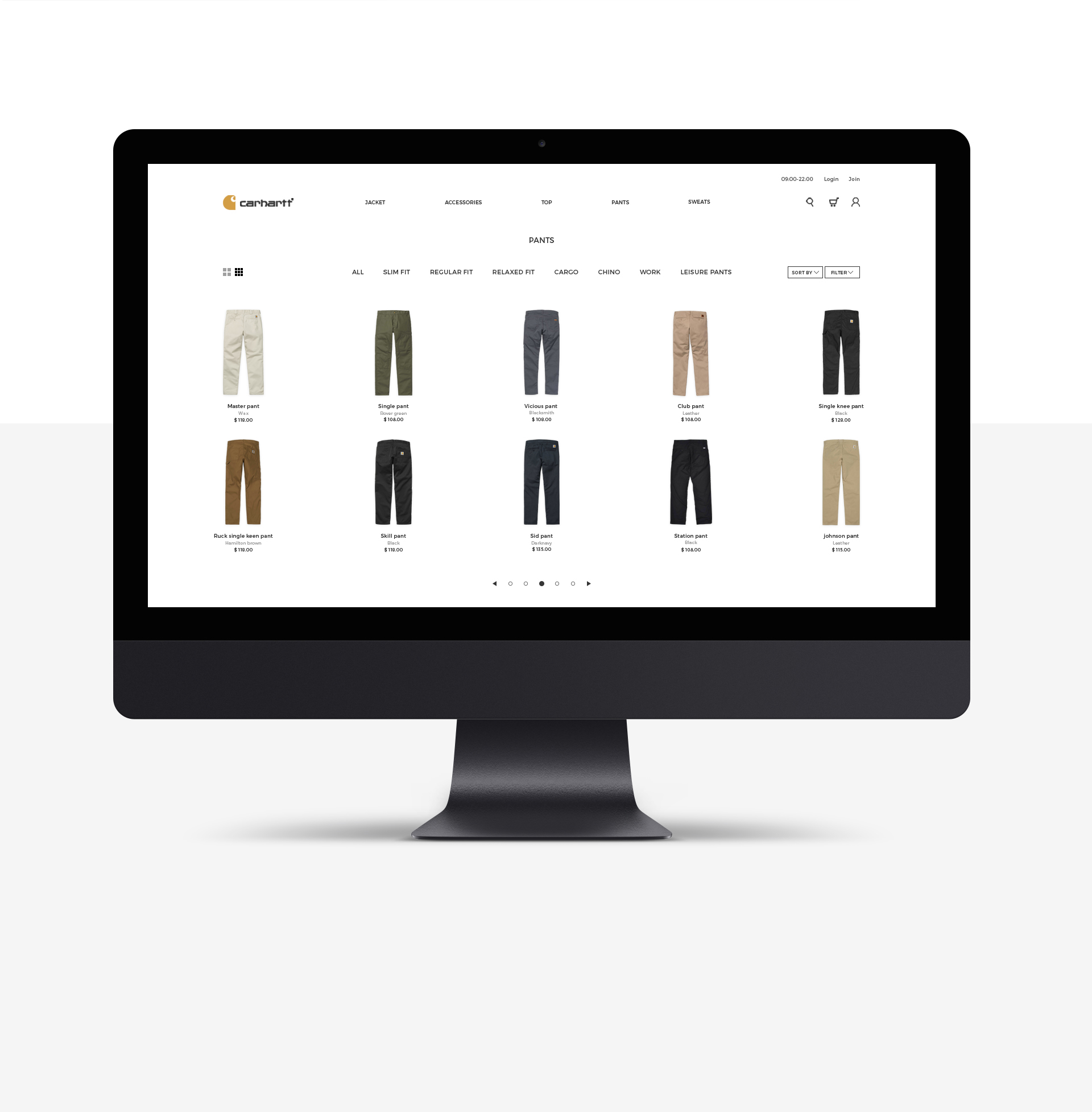 CARHARTT-服饰网页APP设计---酷图编号10