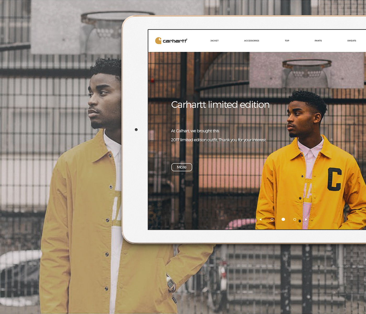 CARHARTT-服饰网页APP设计---酷图编号1