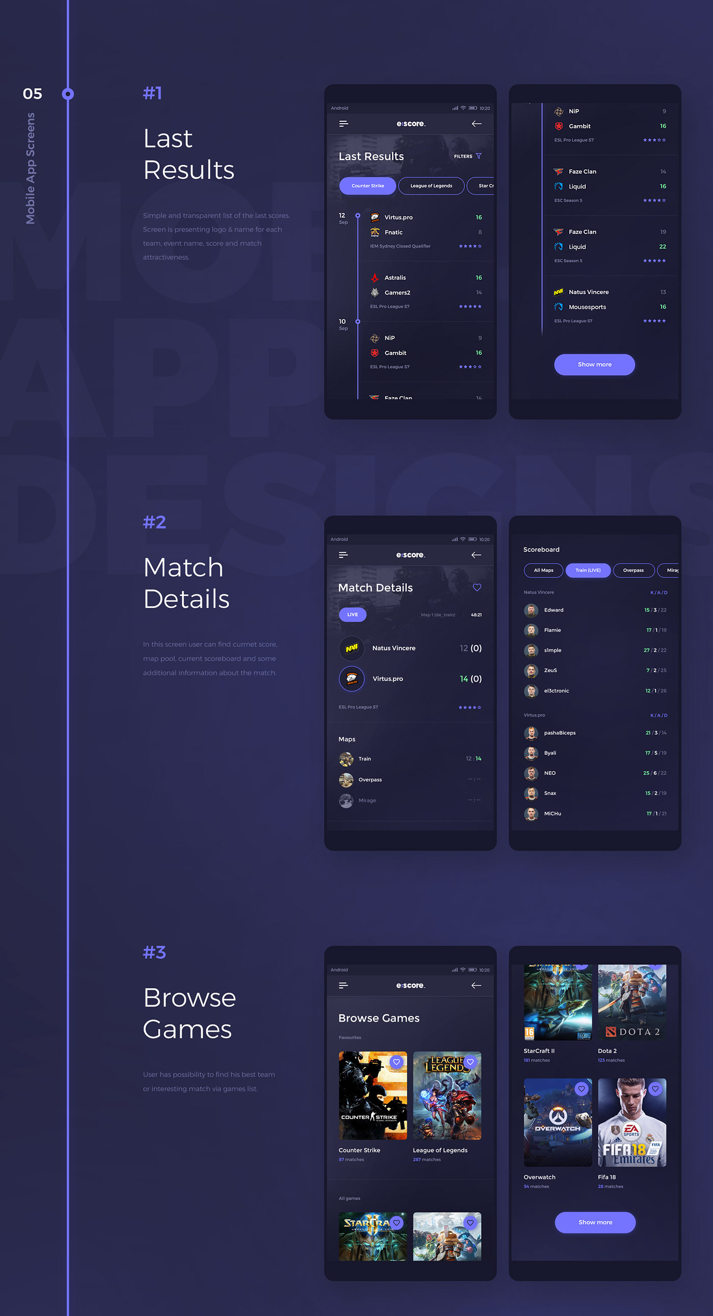 Esport-游戏职业锦标赛评分移动应用---酷图编号2