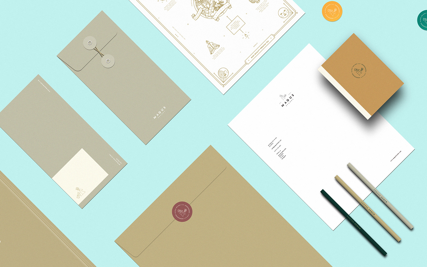 Magus日本礼仪茶产品品牌标识设计---酷图编号6