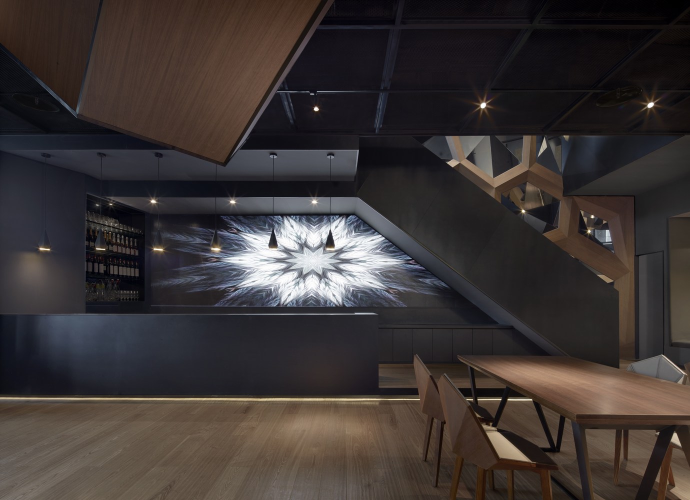 北京350平米的蓝色港湾花酷餐厅---酷图编号16