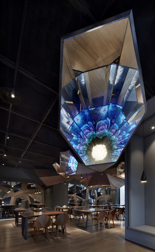 北京350平米的蓝色港湾花酷餐厅---酷图编号14