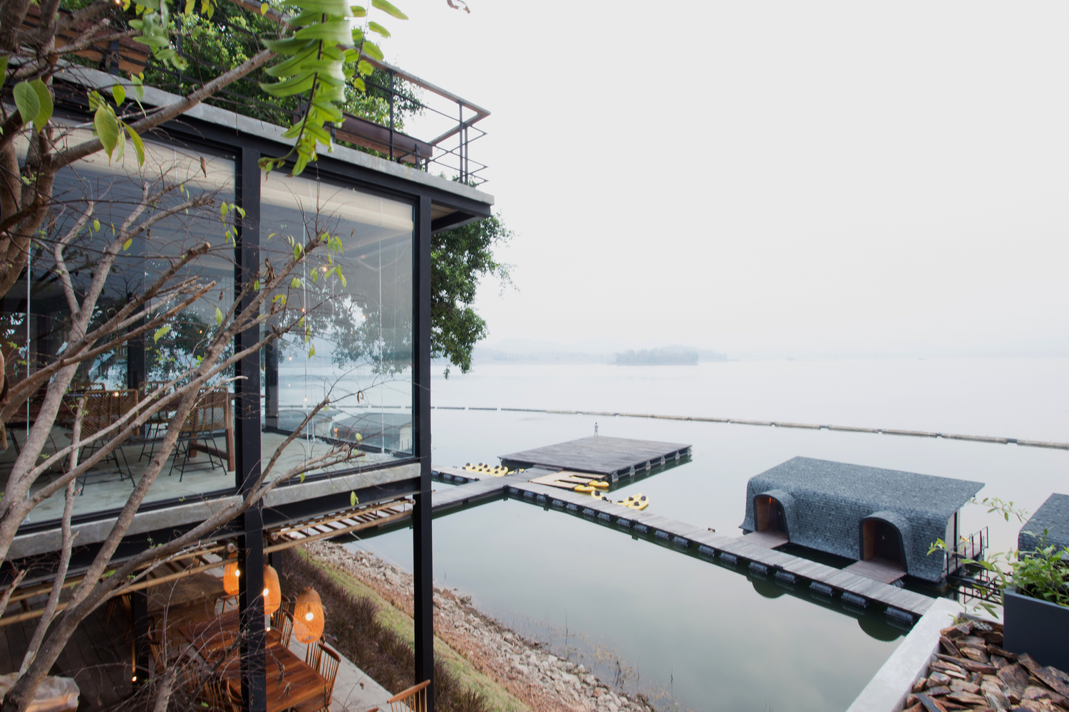 滨河建造的可持续性Z9度假村酒店---酷图编号1226915