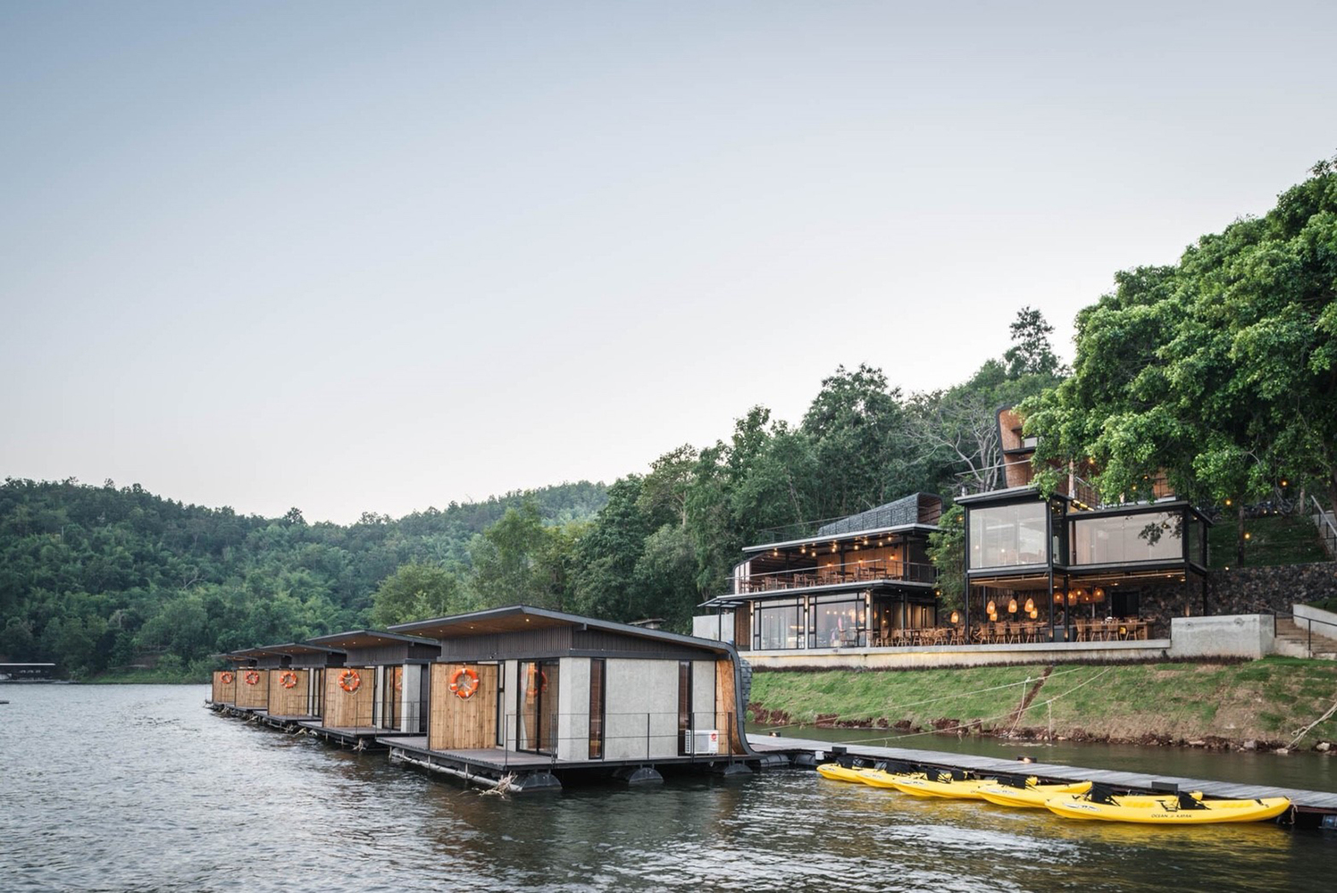 滨河建造的可持续性Z9度假村酒店---酷图编号1226921