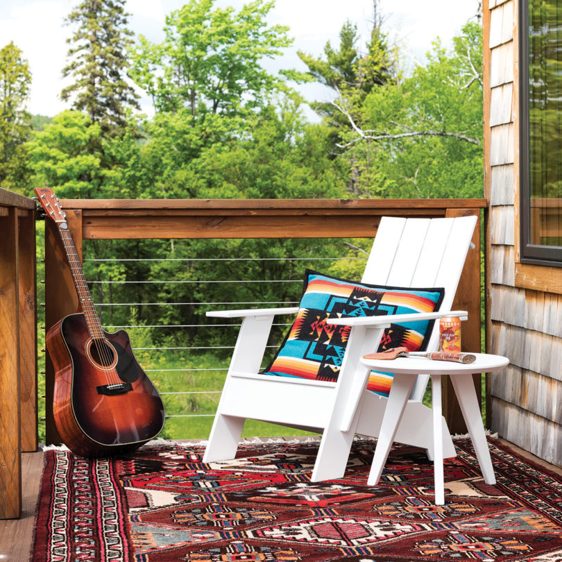 采用100%再生塑料精制而成的户外椅---酷图编号4