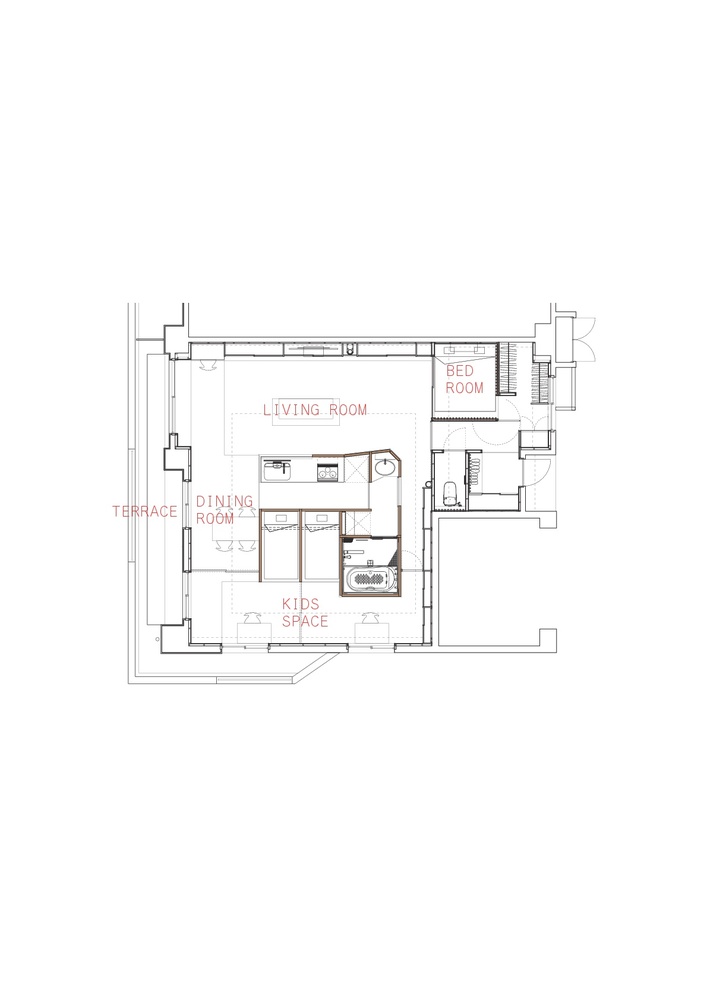 用现代手法传承经典材料的日本82平米椽子住宅---酷图编号12