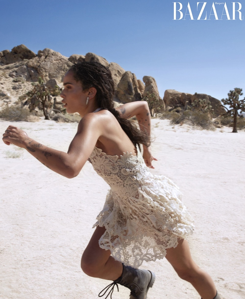 佐伊・克拉维茨-Harper Bazaar 美国图片