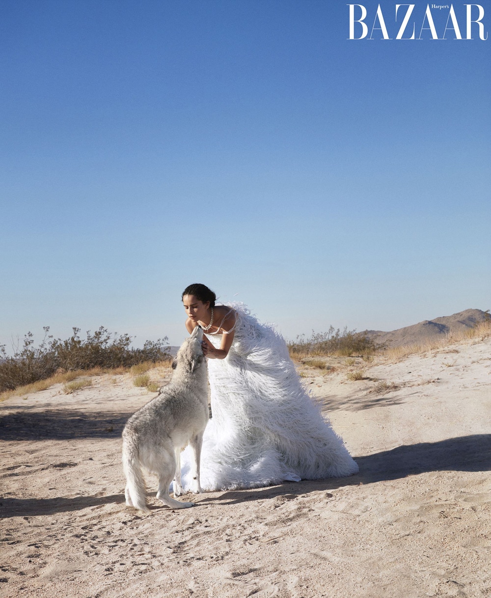 佐伊・克拉维茨-Harper Bazaar 美国---酷图编号6