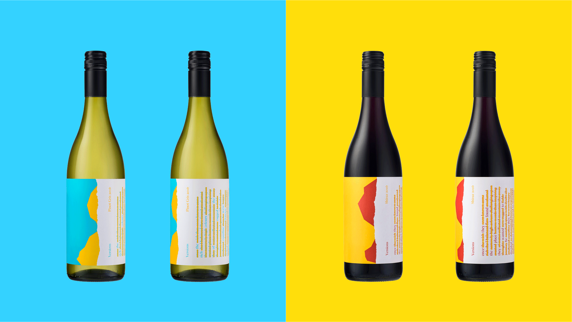 澳大利亚彩色标签的版本葡萄酒---酷图编号1228230