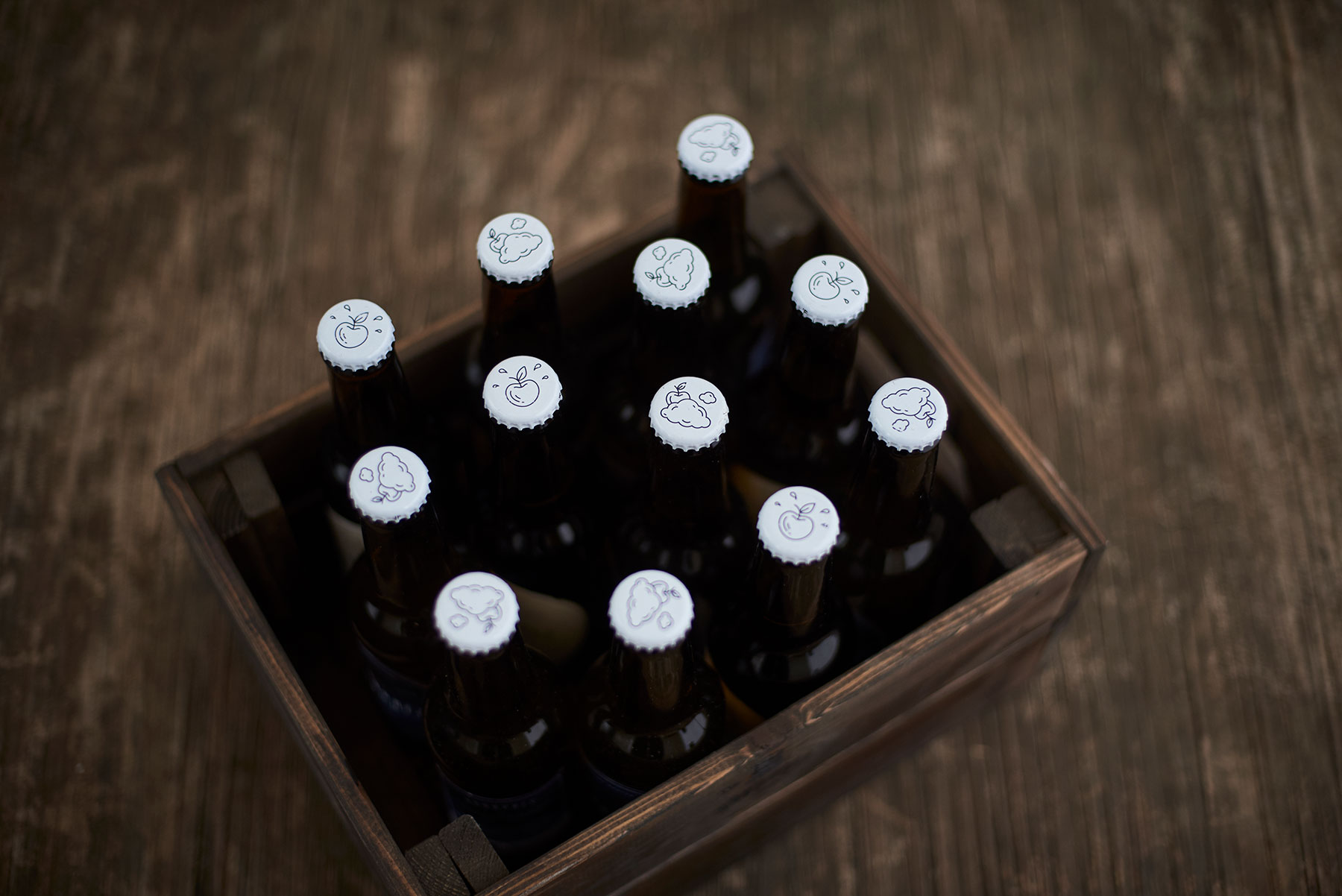 配有干净视觉醒目标签的匈牙利BudaprésCider苹果酒---酷图编号7