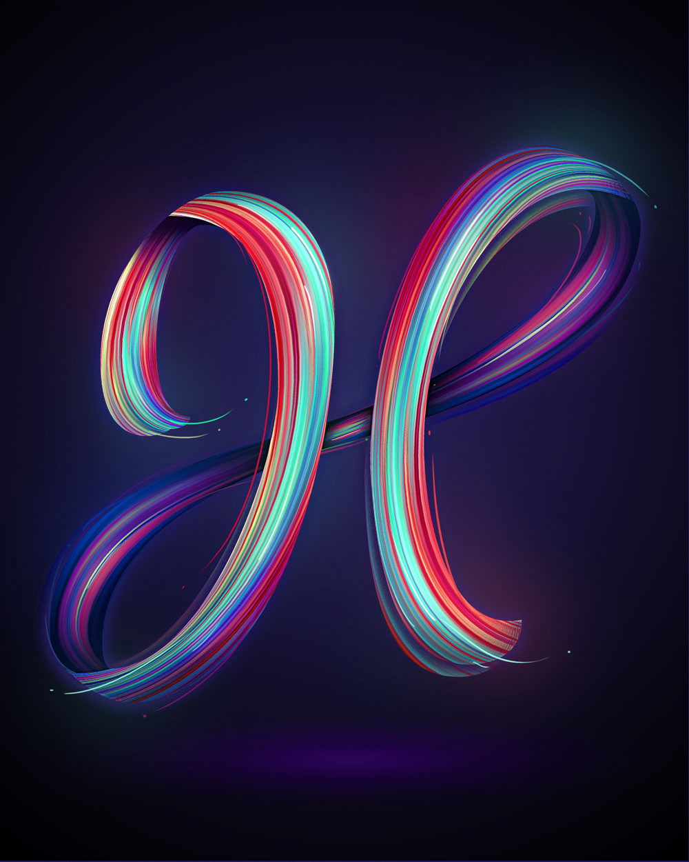 36 days of type-彩色英文字母设计---酷图编号7