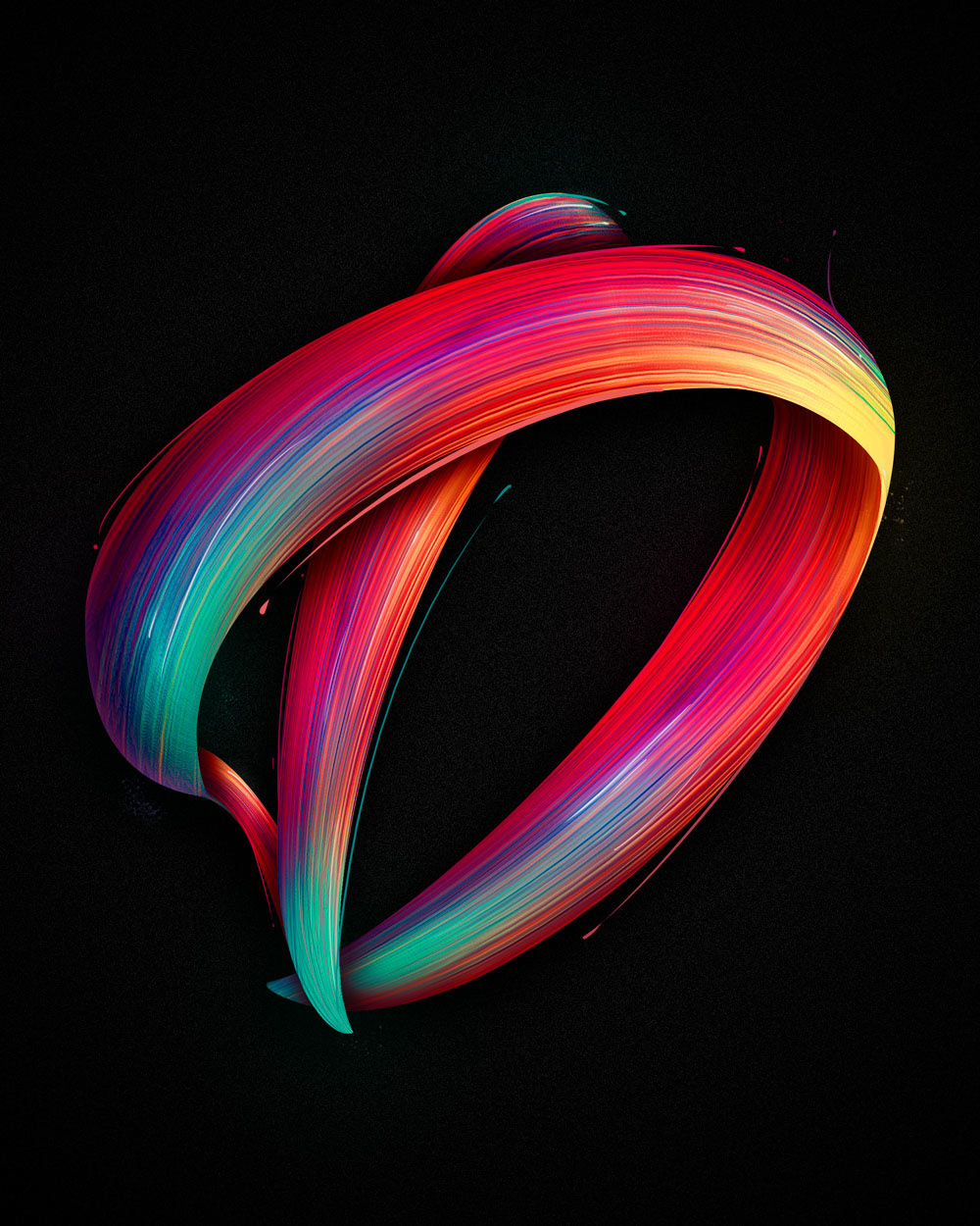 36 days of type-彩色英文字母设计---酷图编号1