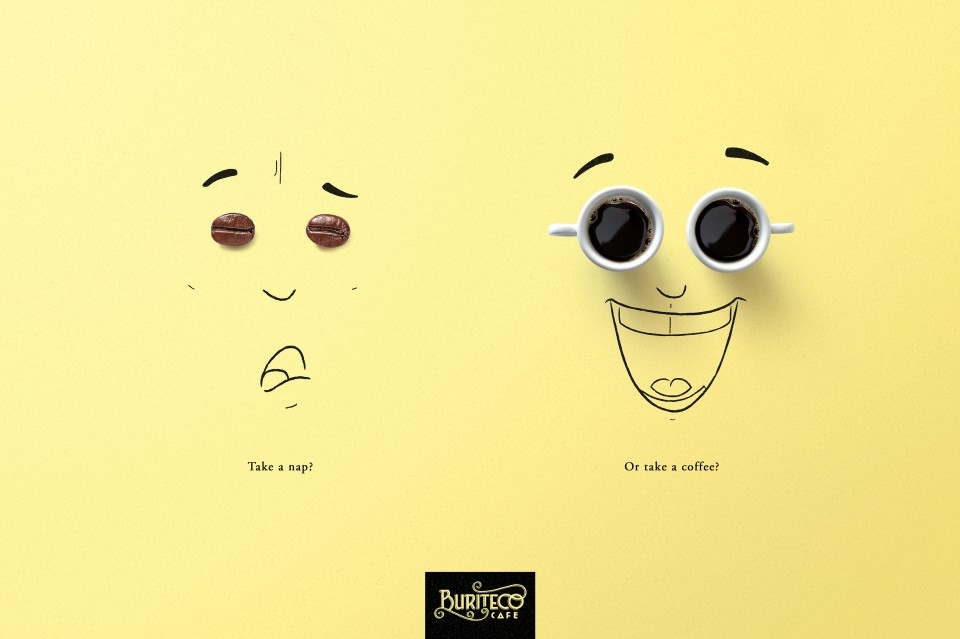 小睡一下? 还是喝咖啡?-Buriteco Coffee咖啡平面广告图片