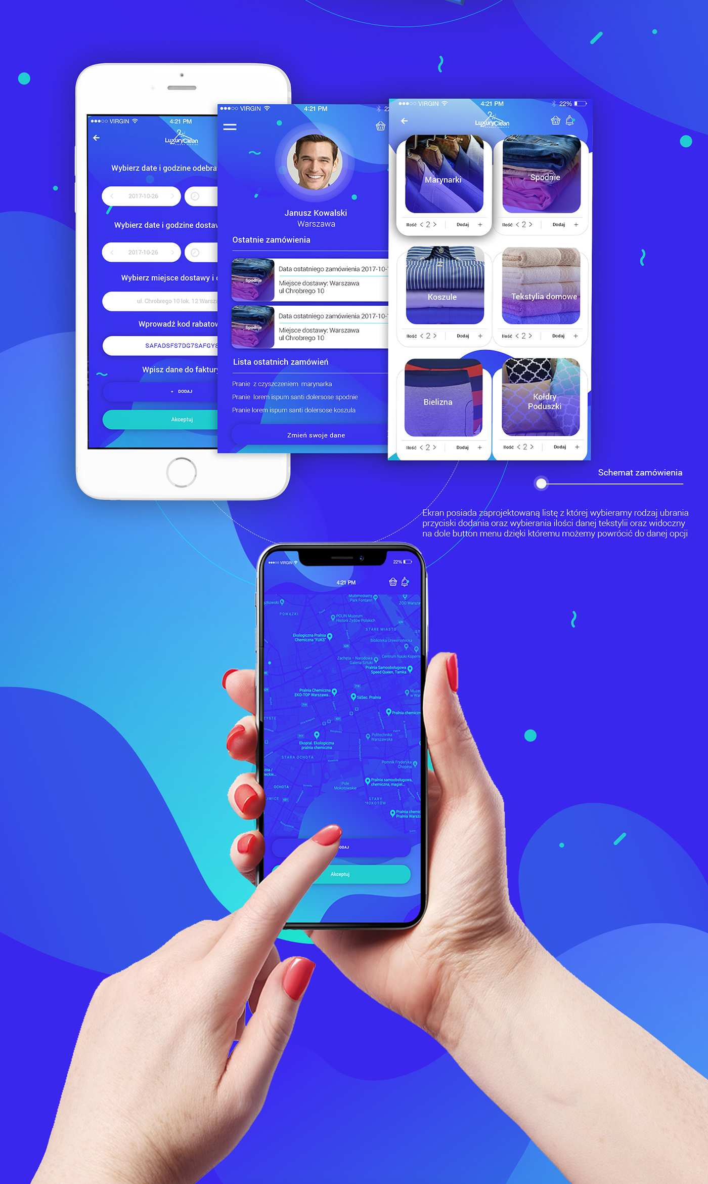 LuxuryClean移动应用程序---酷图编号1