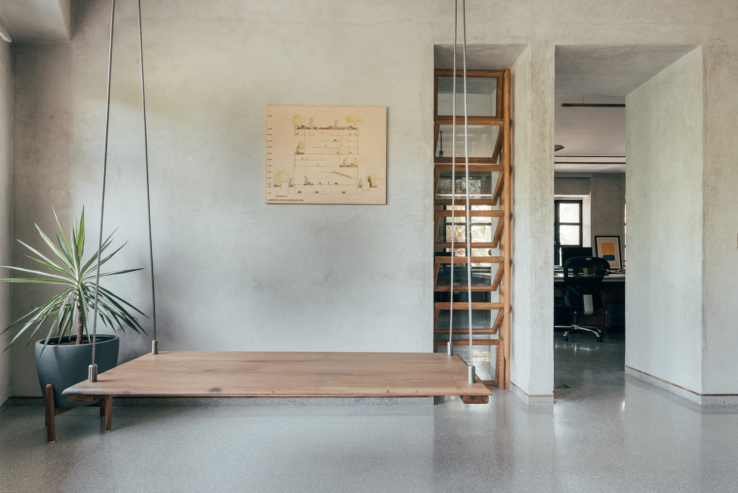 印度“巢”一般的办公空间设计---酷图编号1231250