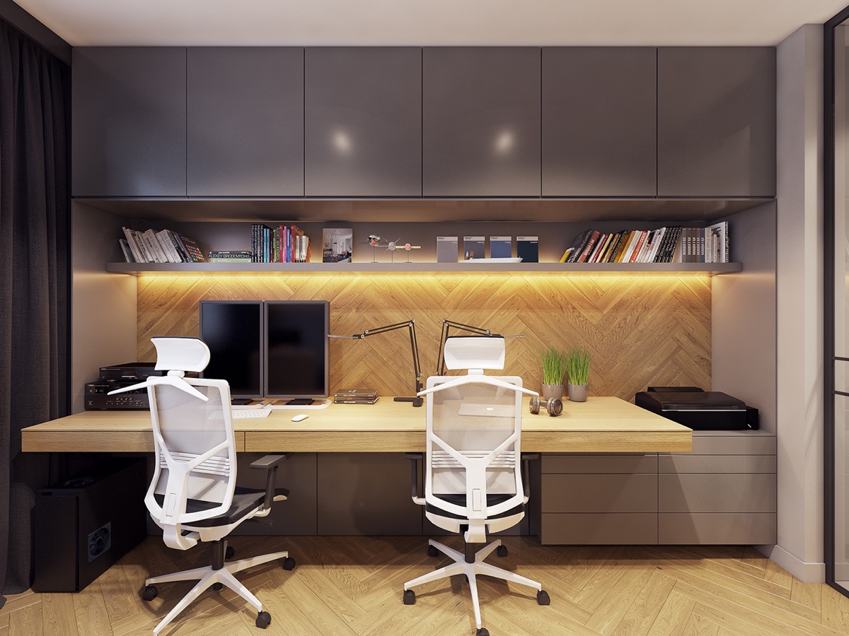 融合了个性与极简主义色彩的紧凑型公寓---酷图编号1231567