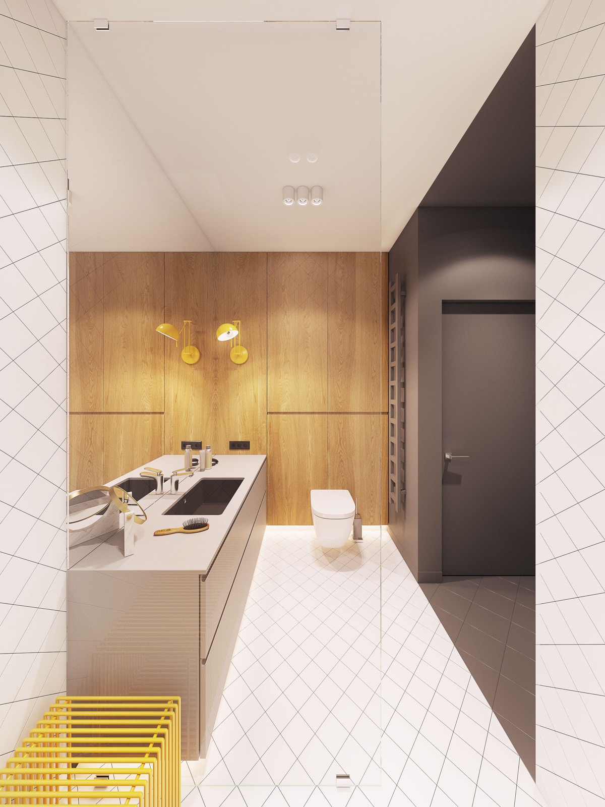 融合了个性与极简主义色彩的紧凑型公寓---酷图编号1231571