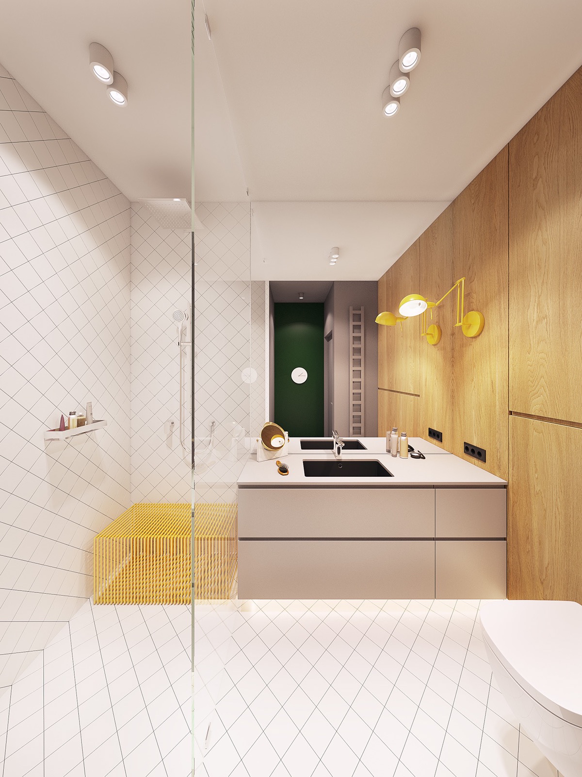 融合了个性与极简主义色彩的紧凑型公寓---酷图编号1231583