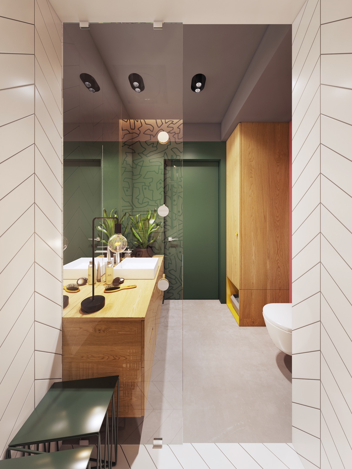 融合了个性与极简主义色彩的紧凑型公寓---酷图编号1231587