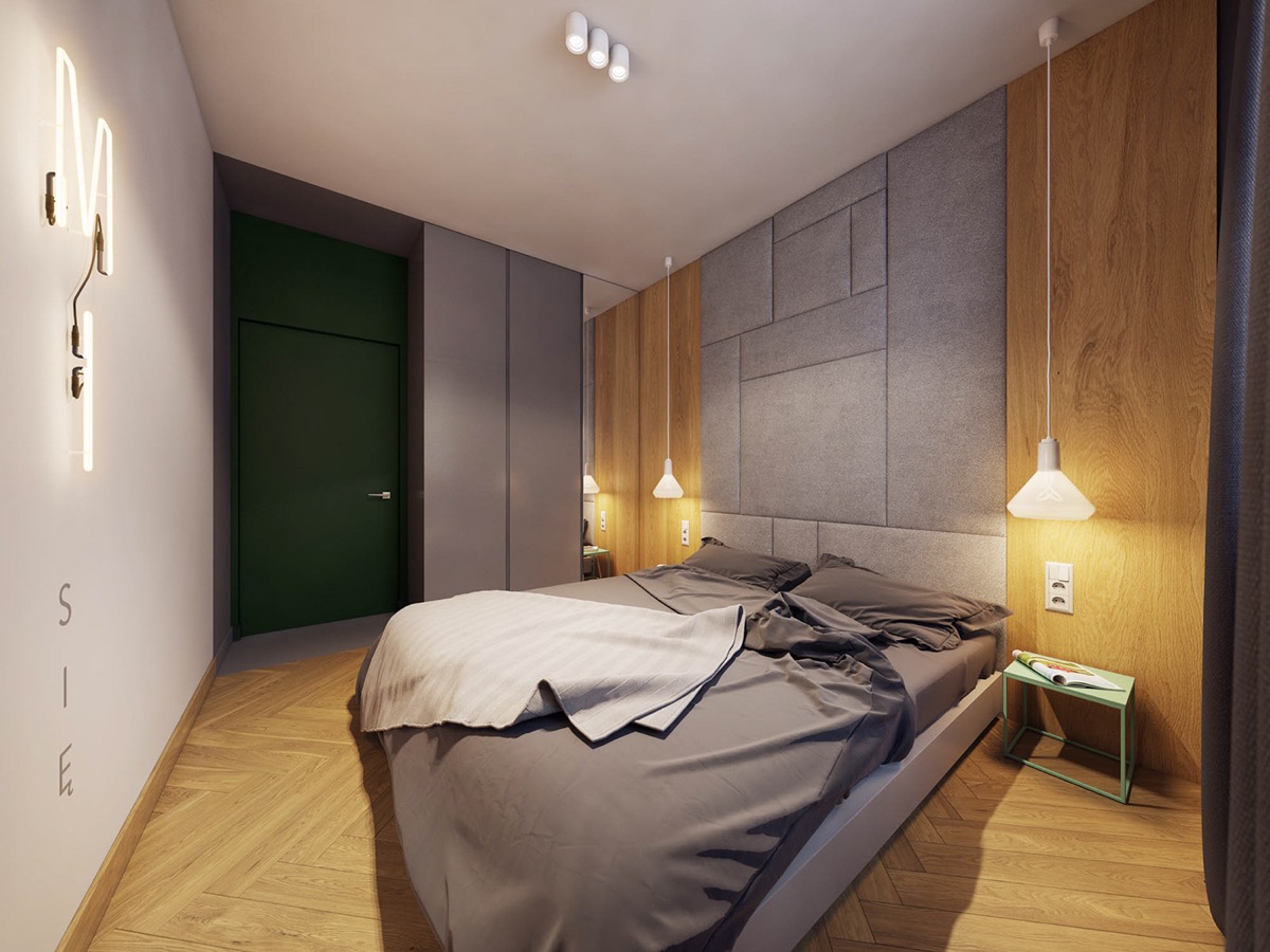 融合了个性与极简主义色彩的紧凑型公寓---酷图编号1231590