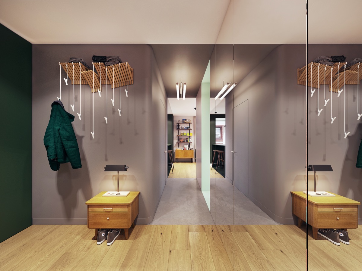 融合了个性与极简主义色彩的紧凑型公寓---酷图编号1231594