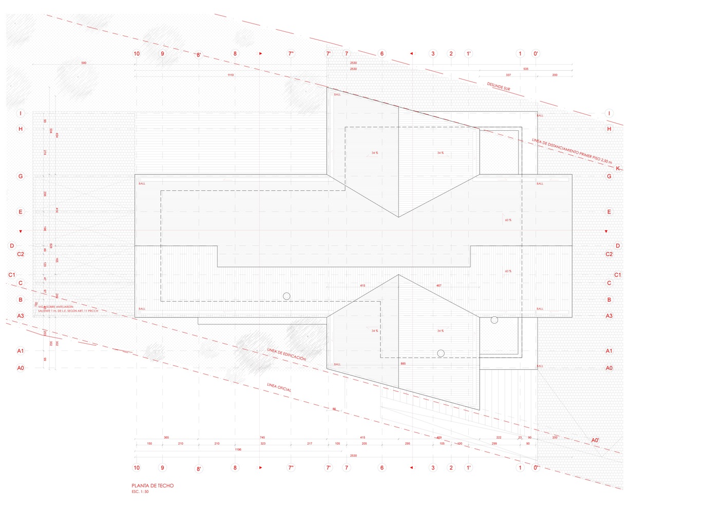 558平米十字交叉平面住宅---酷图编号1232142