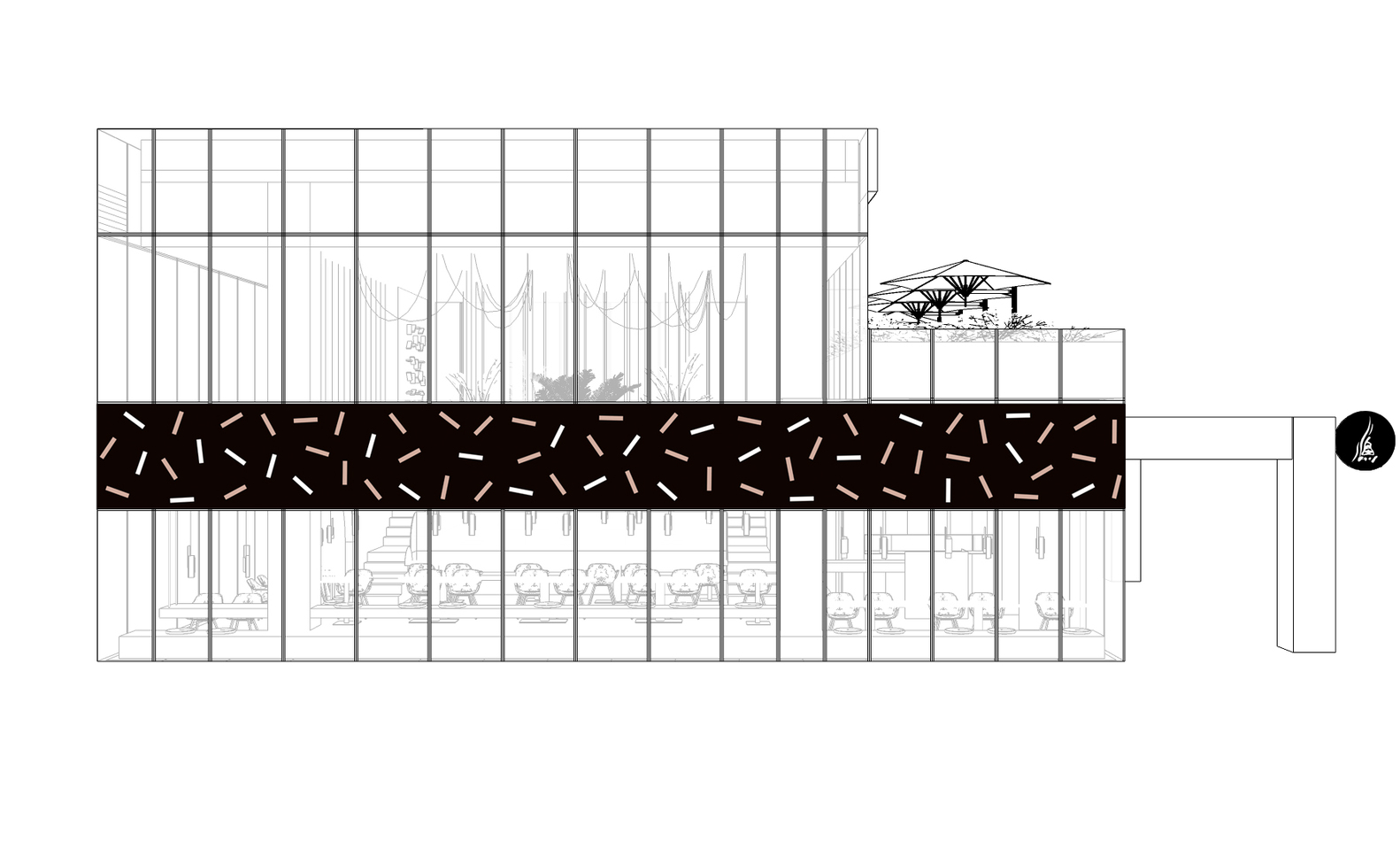 北京三里屯216平米“渔芙南”餐厅---酷图编号1235457