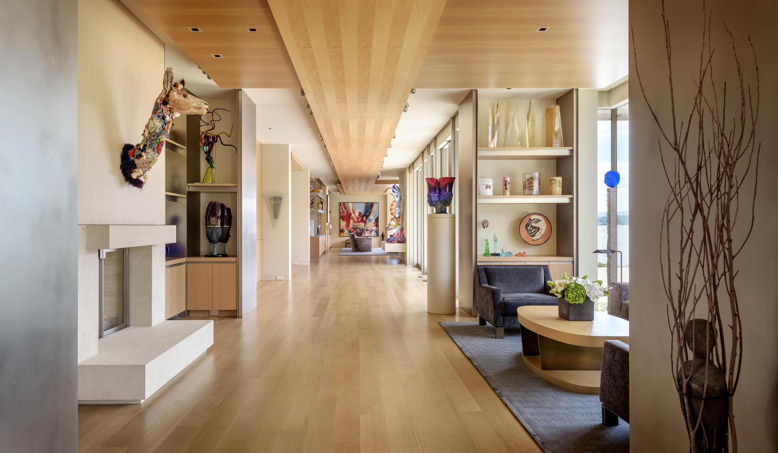 如同走进一座美术馆的收藏家夫妇私人住宅---酷图编号1236249