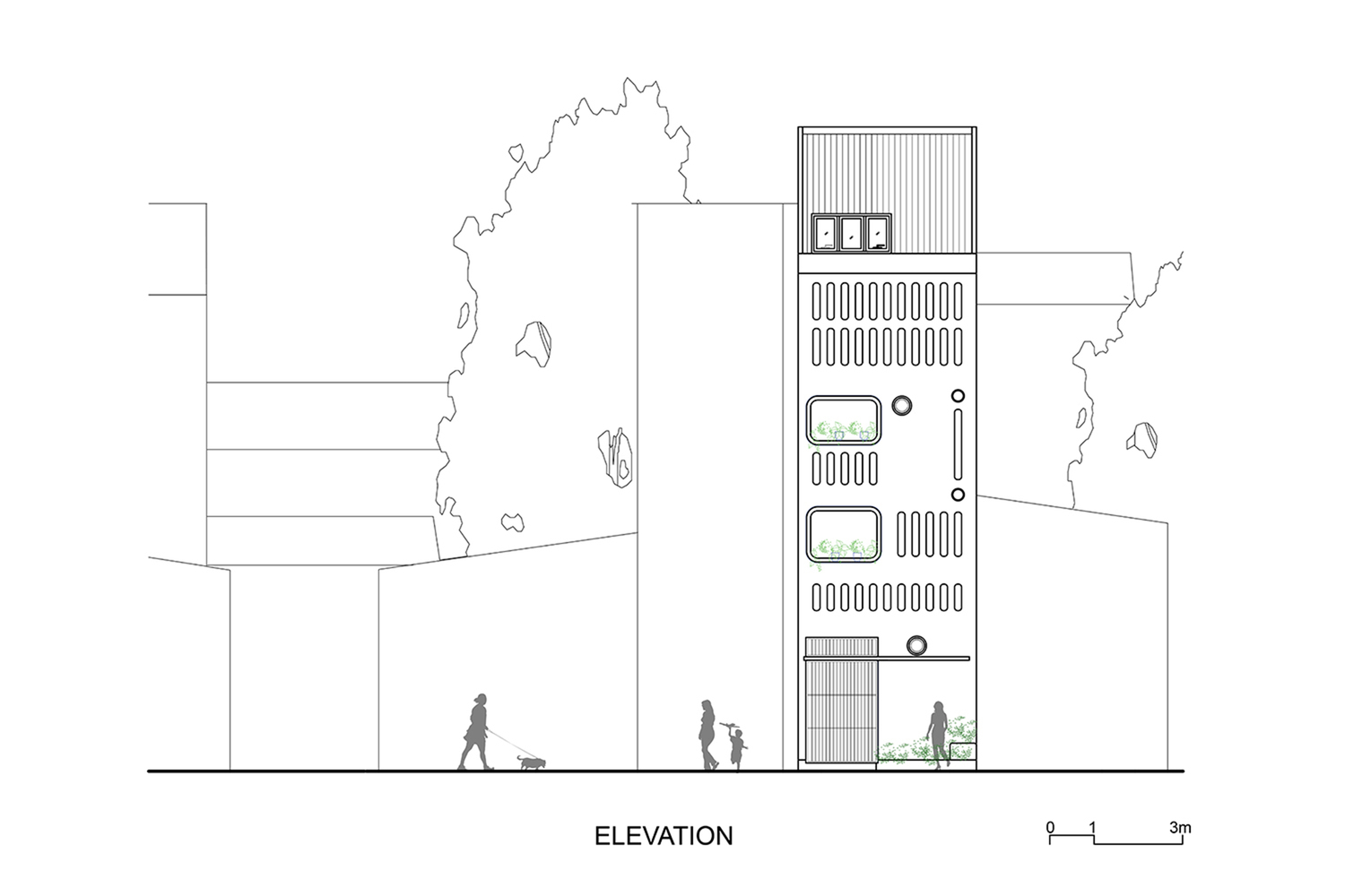 月亮之屋-越南河内的禅意小住宅---酷图编号1236464