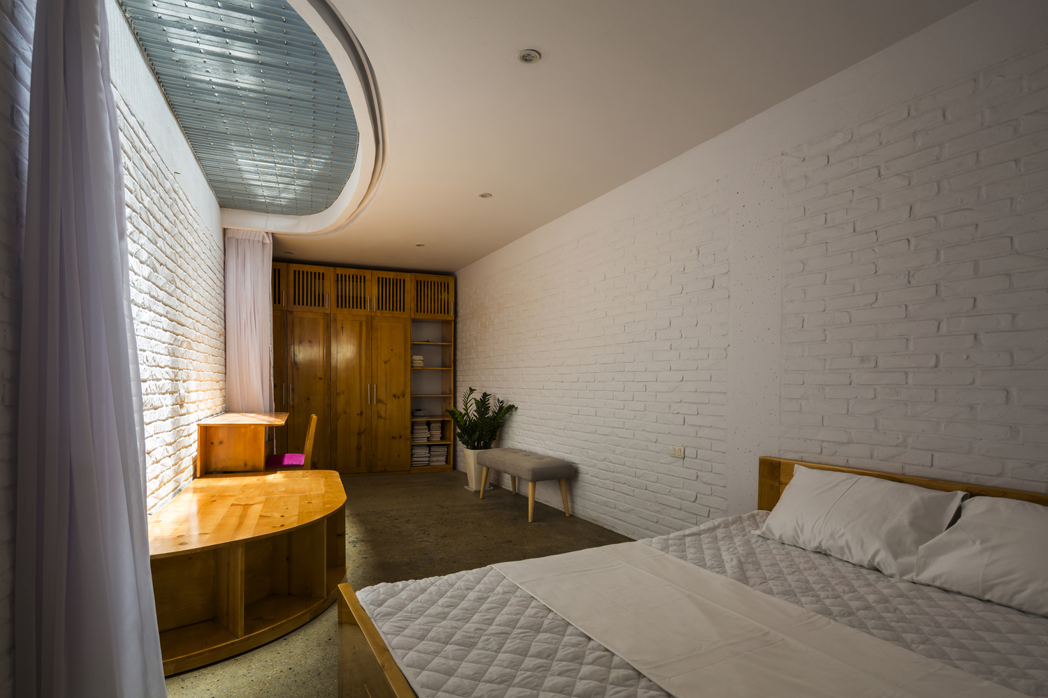 月亮之屋-越南河内的禅意小住宅---酷图编号1236473