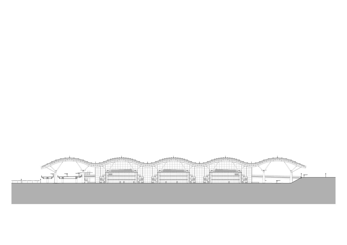 港珠澳大桥香港口岸旅检大楼---酷图编号39