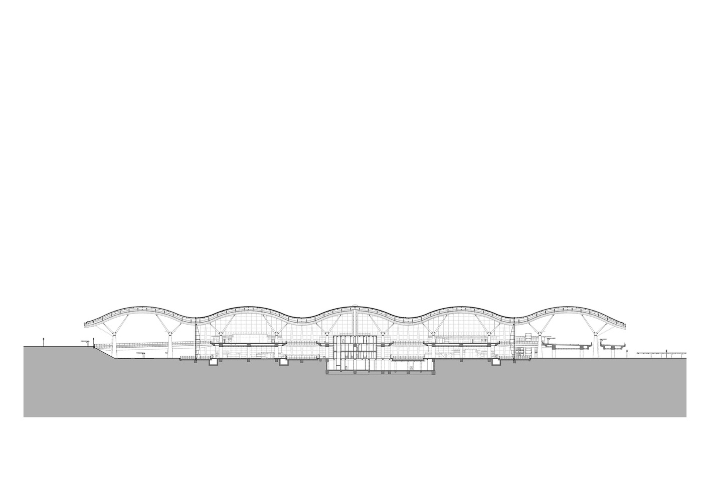 港珠澳大桥香港口岸旅检大楼---酷图编号24