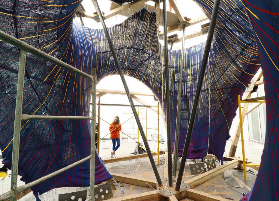 三维编织混凝土亭---酷图编号1239304