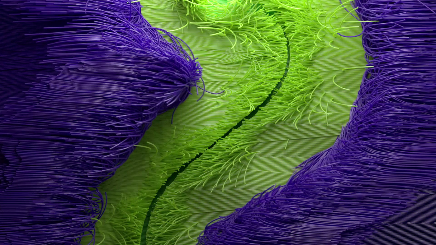 BBC2 channel ident针织线纹理渲染---酷图编号1