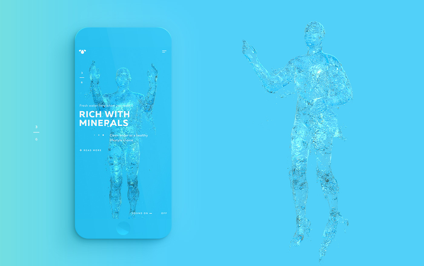 oollee-充满矿物质和氧气的纯净水---酷图编号1241098