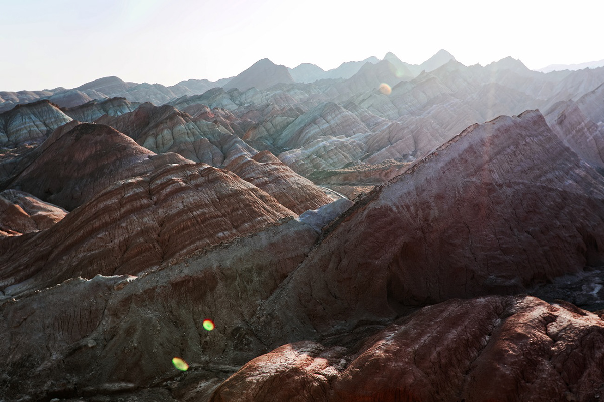 张掖丹霞国家地质公园彩色岩层---酷图编号2