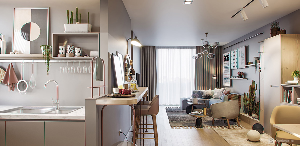 3间小型超级时尚公寓---酷图编号2