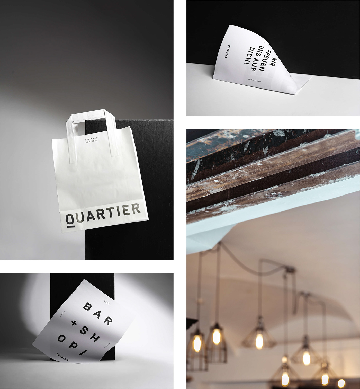 Quartier-奥地利哈特贝格的葡萄酒吧和商店品牌设计---酷图编号8