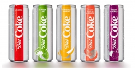 Diet Coke-新口味，新罐，新流行色