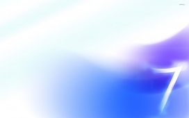 高清晰蓝色Windows 7桌面壁纸