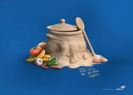 不要让我们的海岸被冲走-Ecovia平面广告