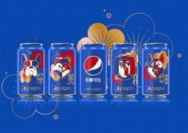 活在现在-中国新年而设计的百事可乐罐-可爱特别醒目的百事可乐罐