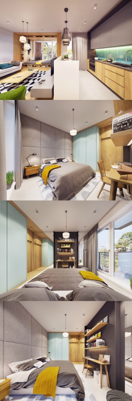 质朴自然的现代室内几何装饰装饰