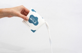 旨在改变典型牛奶纸箱的聪明的牛奶-以便采用传统的牛奶盒，并为其提供适合时代的更新