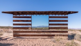 艺术家Phillip K Smith的隐形建筑项目-引用沙漠和荒芜风景作为隐形