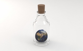 装在瓶子里的地球