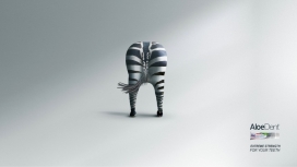 为你的牙齿准备极端的力量-AloeDent天然牙膏平面广告