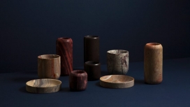 Monolith雕刻系列-来自80个火山岩的器皿陶罐
